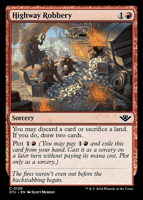 MtG: Highway Robbery (OTJ)