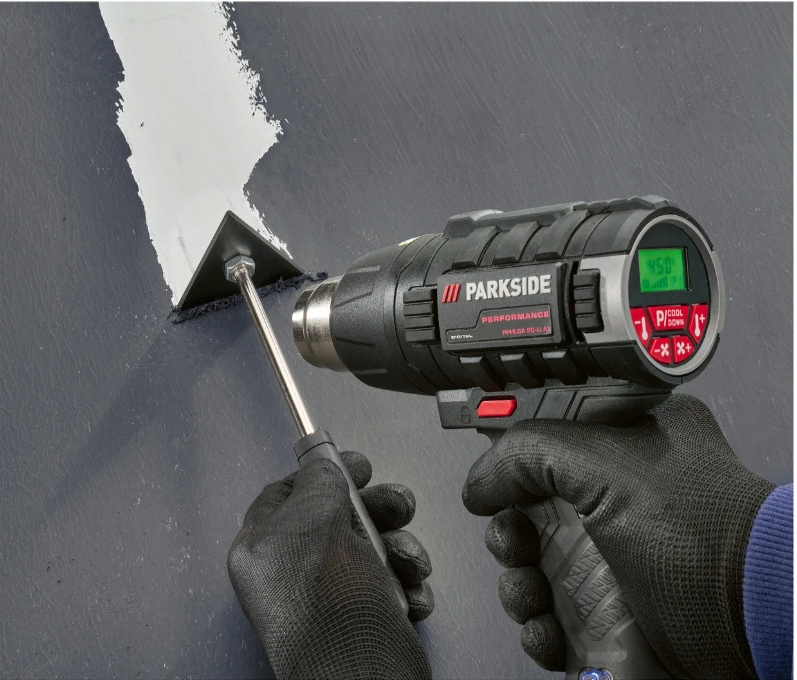 Акумуляторний теплова гармата 20 В PARKSIDE PERFORMANCE PPHLGA 20-Li A1, 50-500°C Максимальна температура 500°C