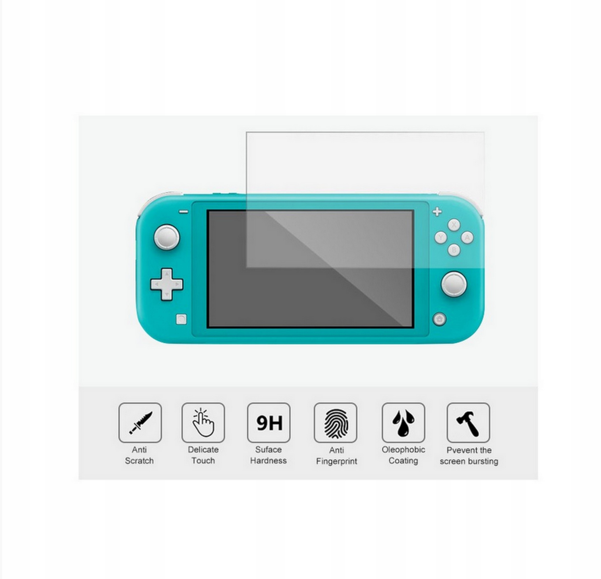 Szkło hartowane Nintedo Switch Lite 9h HD