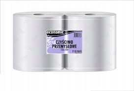 Čisticí Utěrka průmyslová bílá celulóza 2 vrstvé lepené bezprašné 200 m 2ks