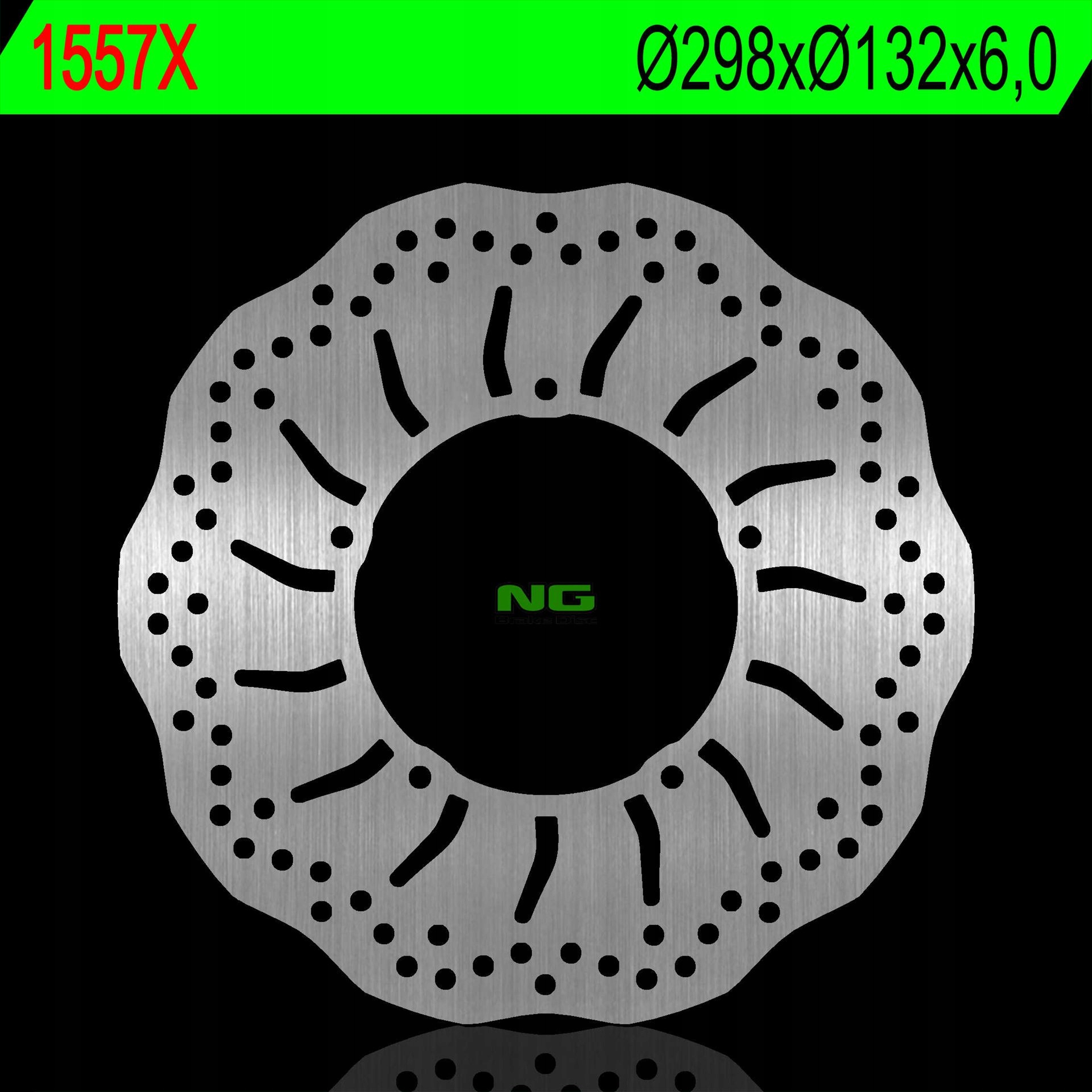 Ng Brzdový Kotúč Zadný Yamaha V-max 1700 10-17 (298X132X6,0 MM) (5X8,5 MM)