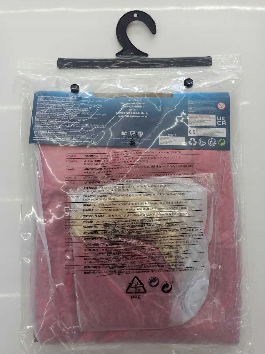 Strój Supermenka Kostium Supergirl 122 Płeć Dziewczynki