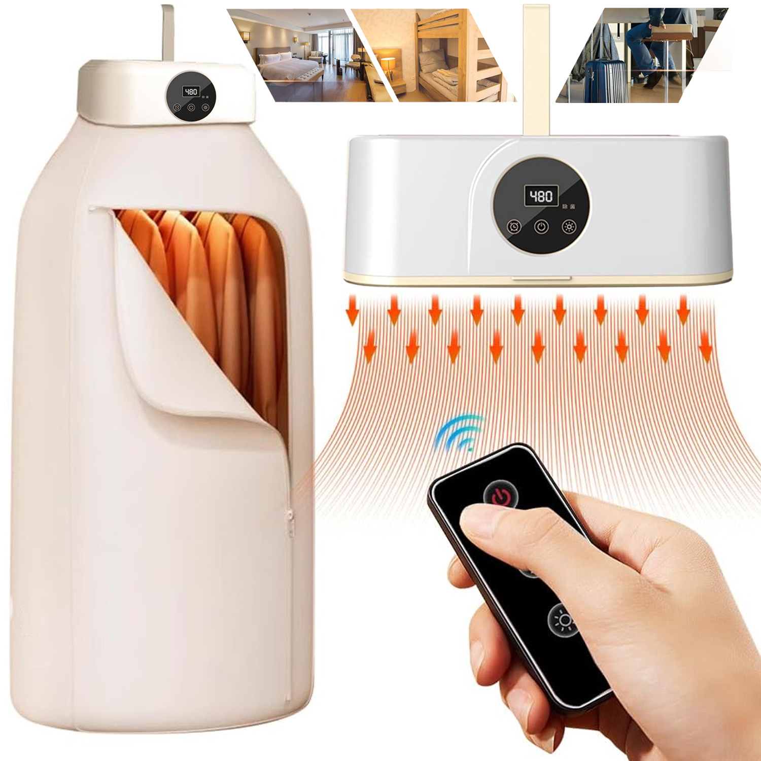 Levně Sušák Na Prádlo 600 W, Přenosná, Odolná