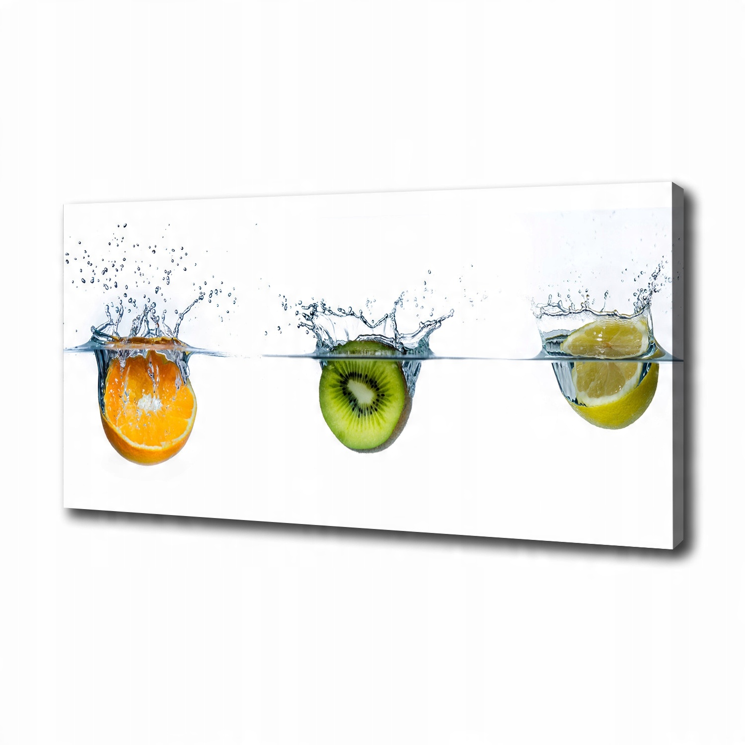 

Foto obraz na płótnie Owoce pod wodą 100x50 cm