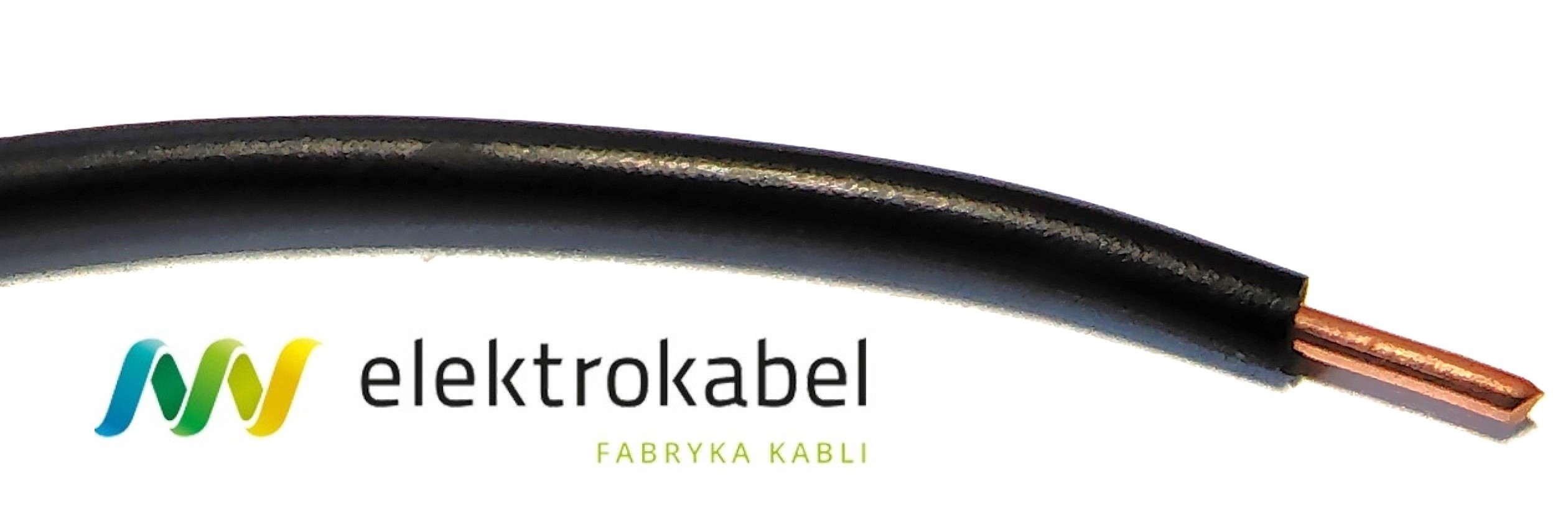 Kabel przewód drut Dy 750V 1x2,5 Elektrokabel czarny 100m