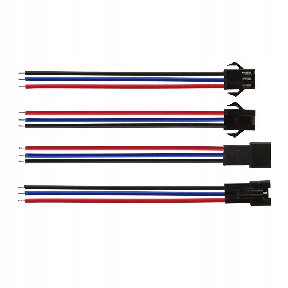 

Komplet złącza wtyczka z kablem 100mm+ gniazdo z k