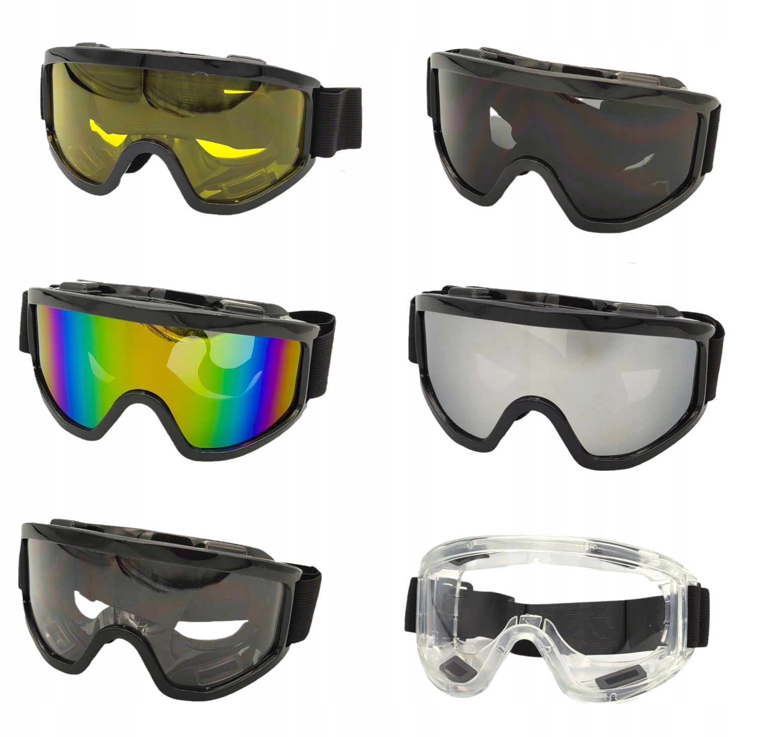 GOGLE OKULARY NARCIARSKIE na SNOWBOARD NARTY MOTOR CROSS MOTOCYKL ENDURO