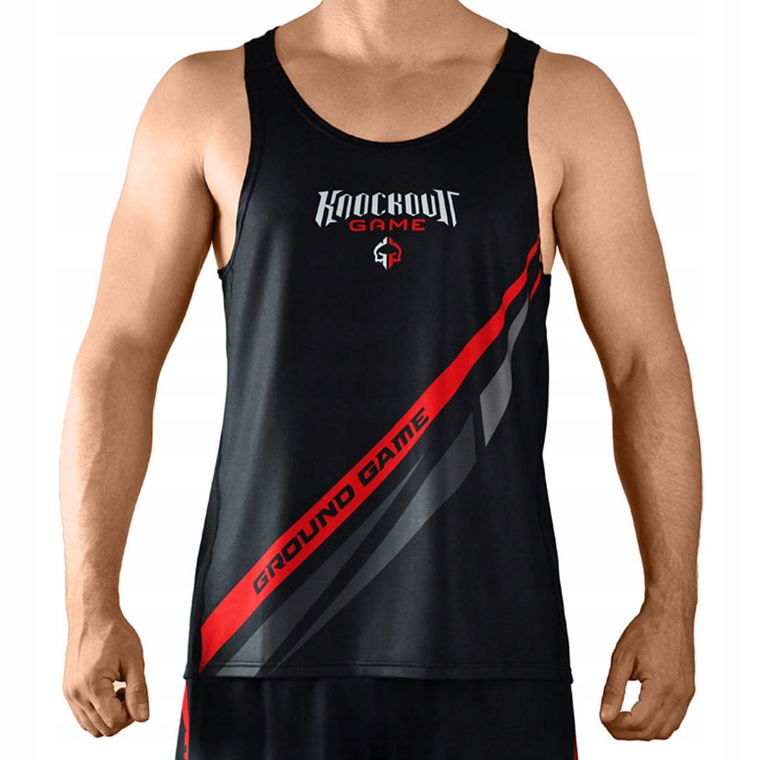 Tank Top bokserski męski treningowy Ground Game Knockout r. L Stan opakowania oryginalne