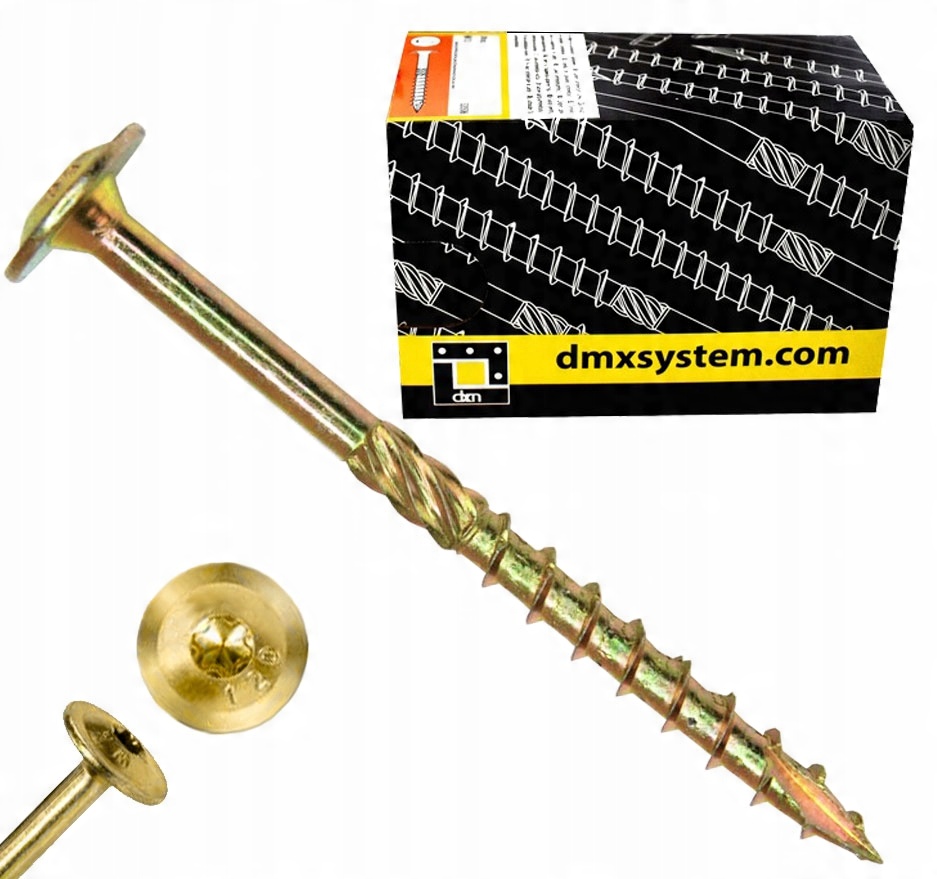 

Wkręty Ciesielskie Do Drewna Talerzowe 8x240 Torx