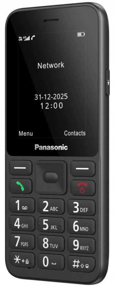 Telefon komórkowy Panasonic KX-TU260 4 Mb 4G (lte) czarny