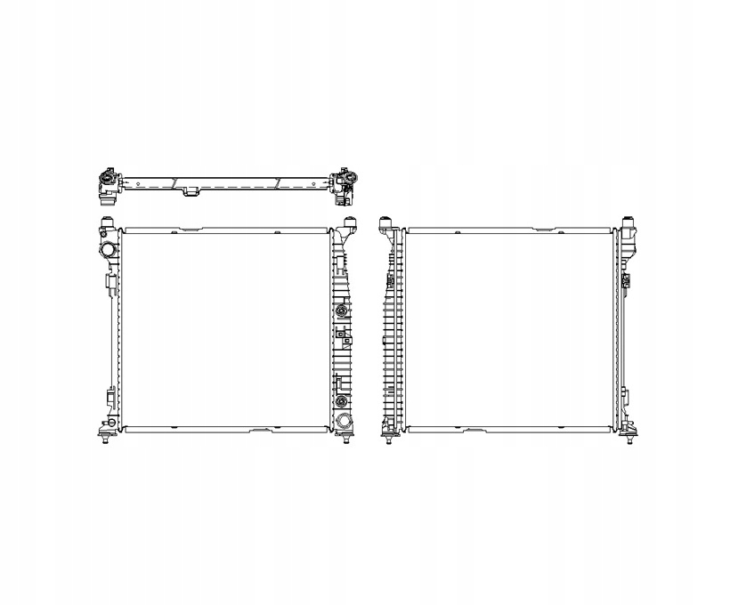 CHŁODNICA MERCEDES BENZ GLE-KL W166 15-- 995001303