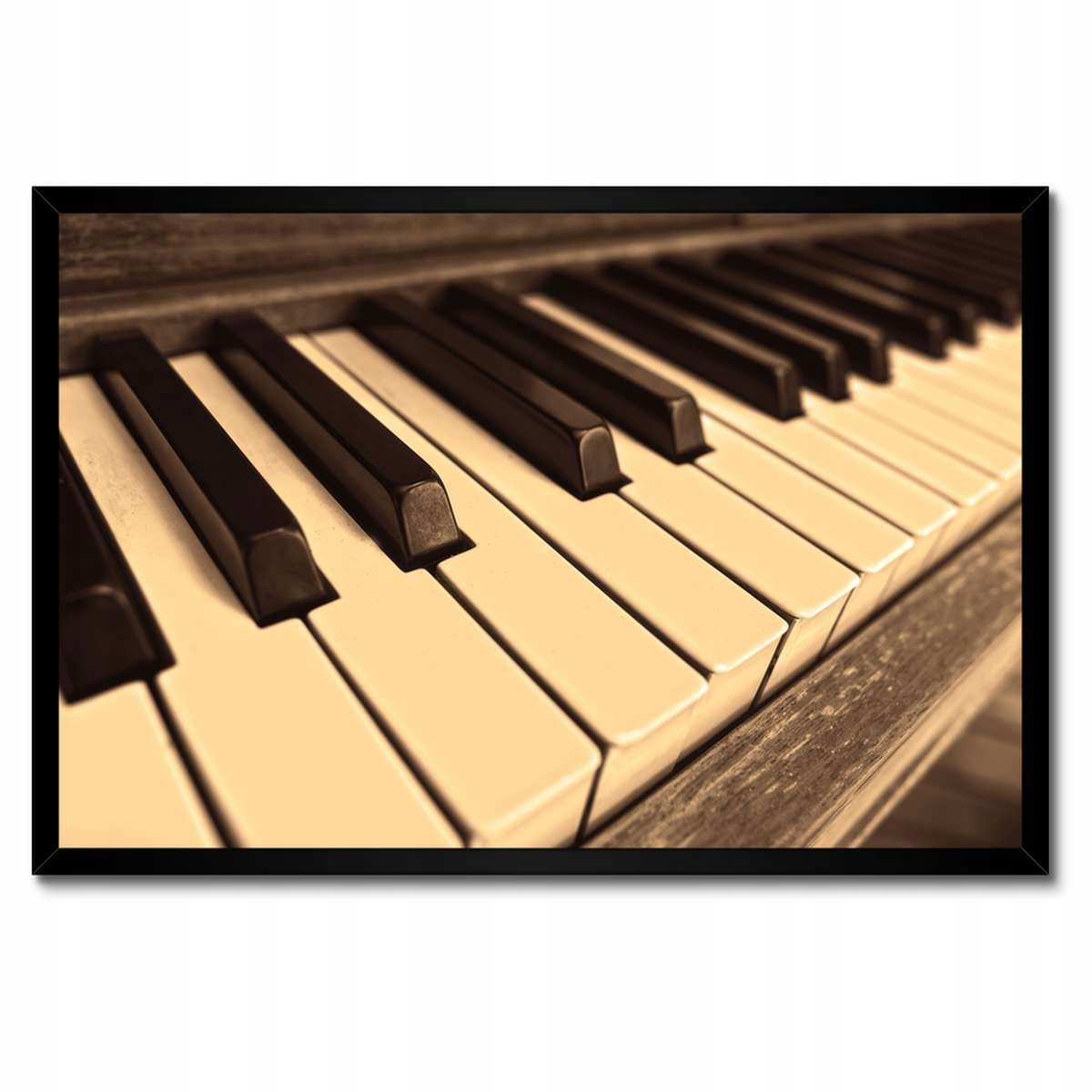 Plakáty v rámu 60x40 Klávesnice Piano