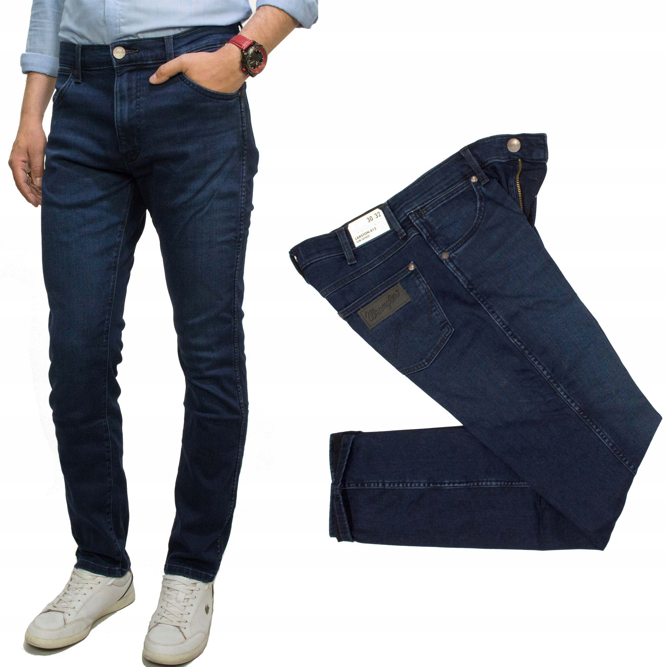 Wrangler Larston 812 Nomad pánské džíny Slim Tapered W33 L34
