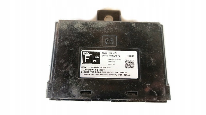 MAZDA MX-30 23r MODUŁ STEROWNIK DRZWI PRAWY PRZÓD DN4J675M0C