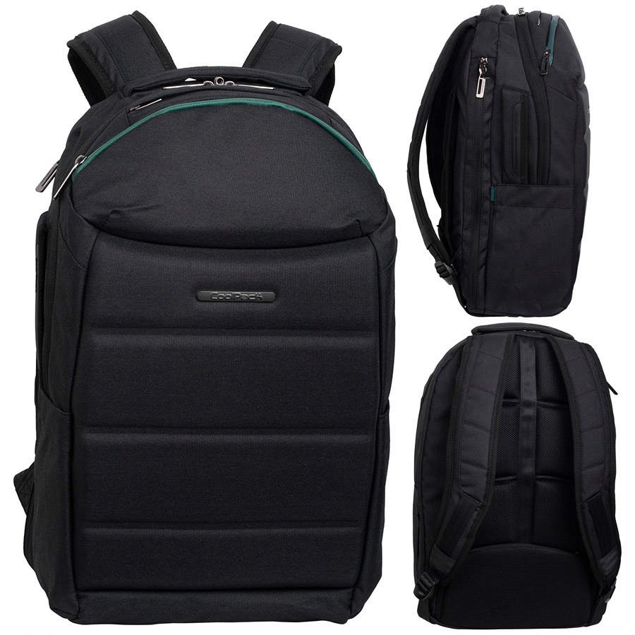 Batoh pro firmy Coolpack Volve 15,6", černo-zelený