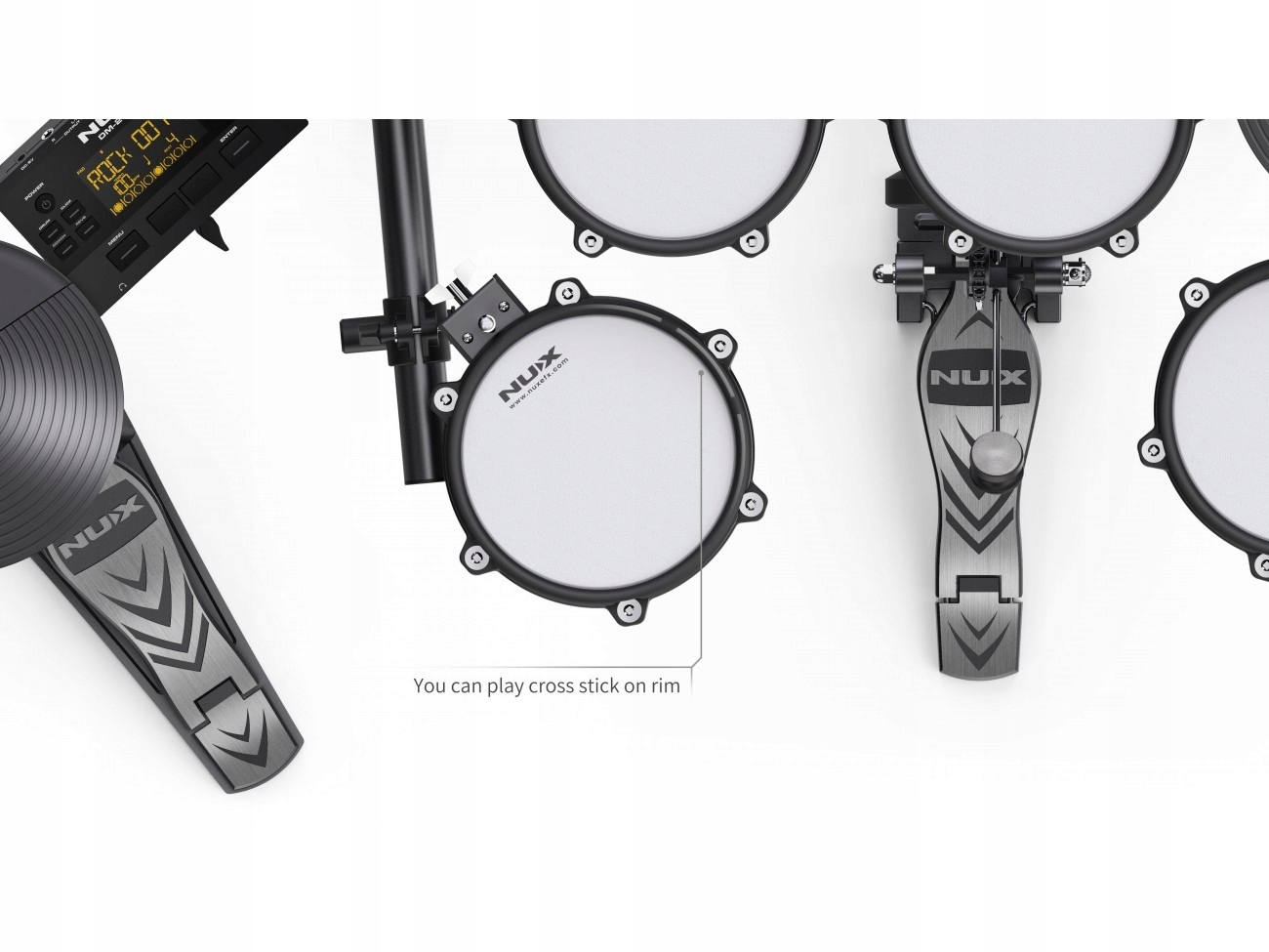 NUX - Perkusja elektroniczna DM-310 Kolor czarny