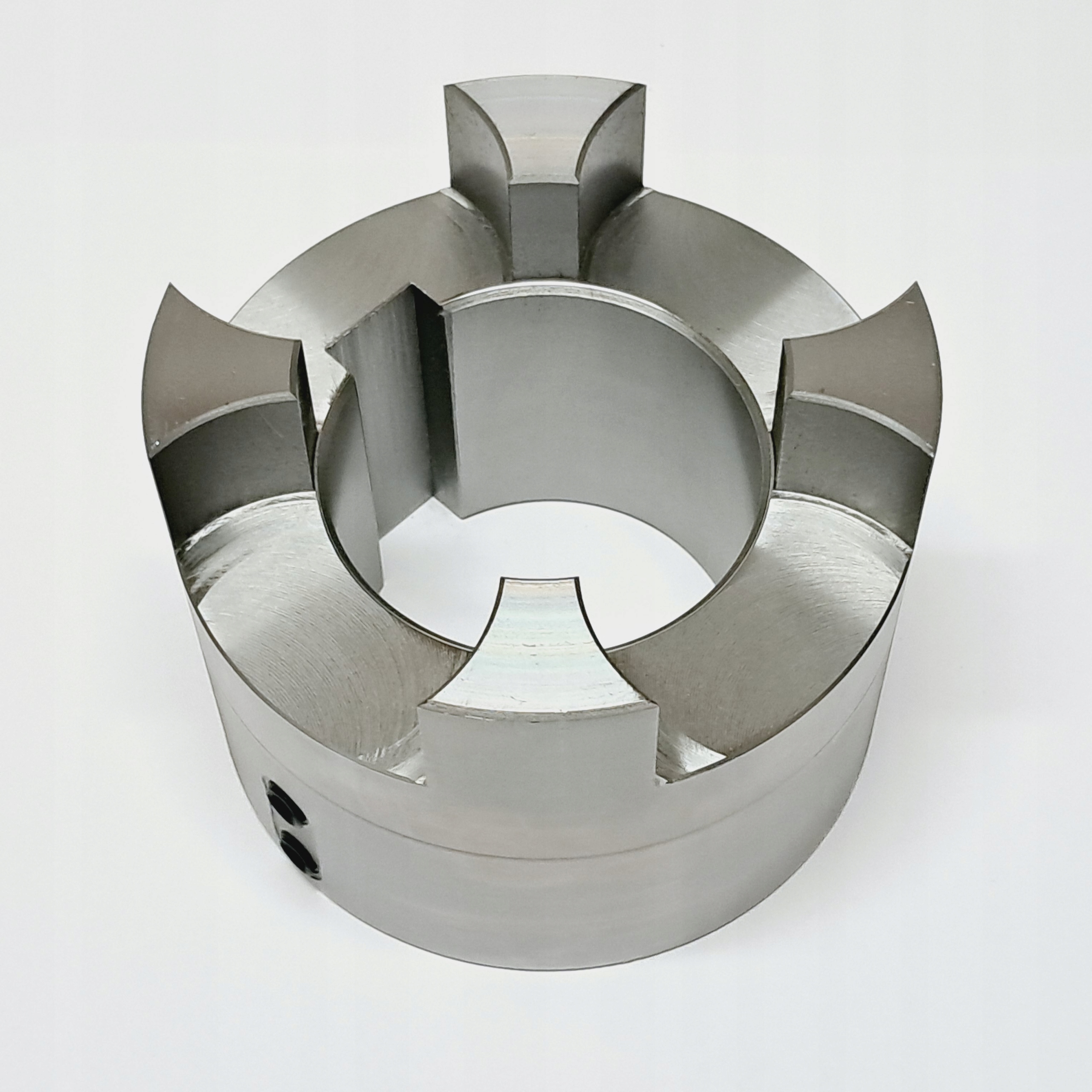 Spojka o průměru 120 mm s otvorem fi70 w20 polovina fi120 L160