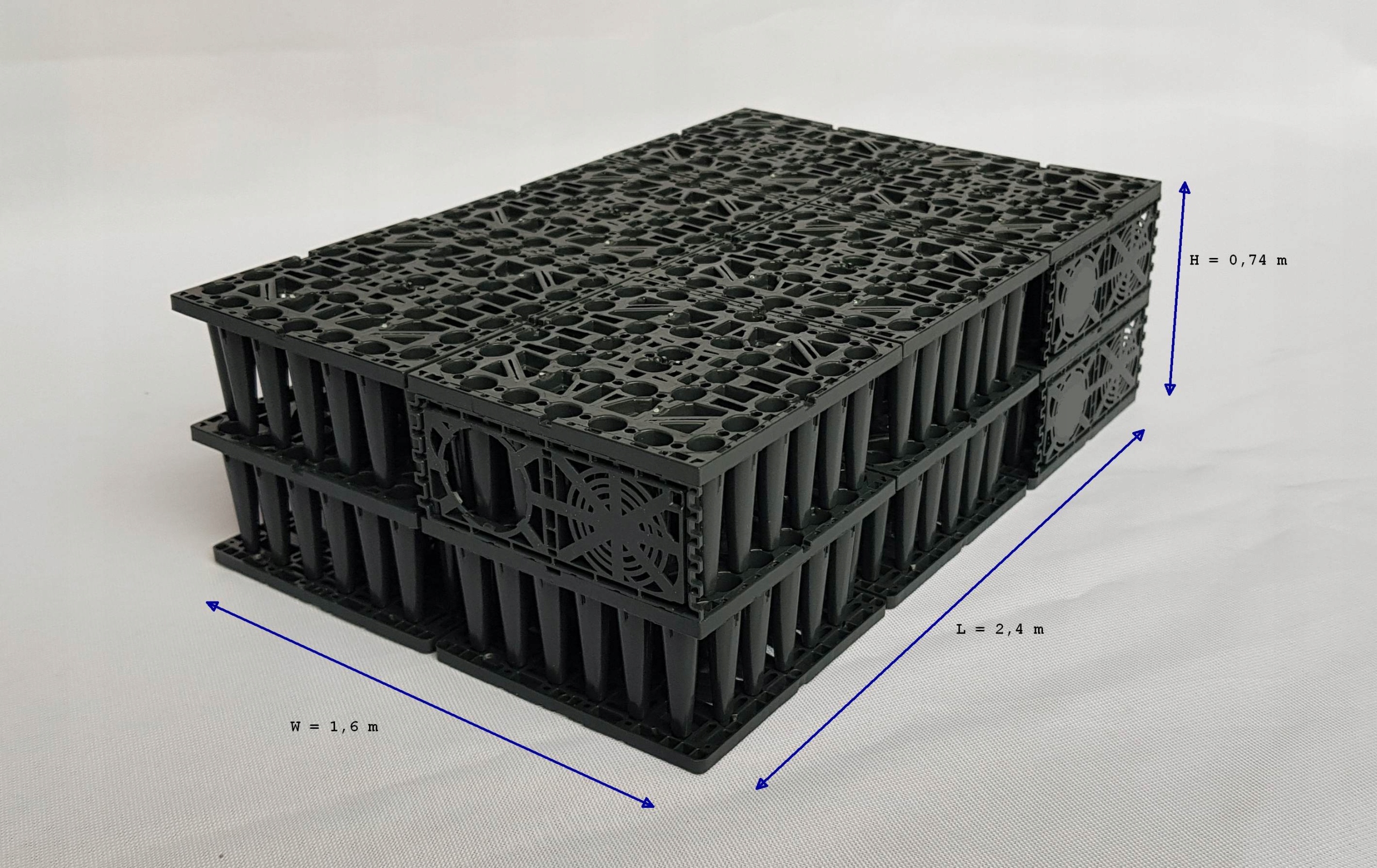 Zbiornik rozsączający 2700 l STUDNIA CHŁONNA Marka Graf