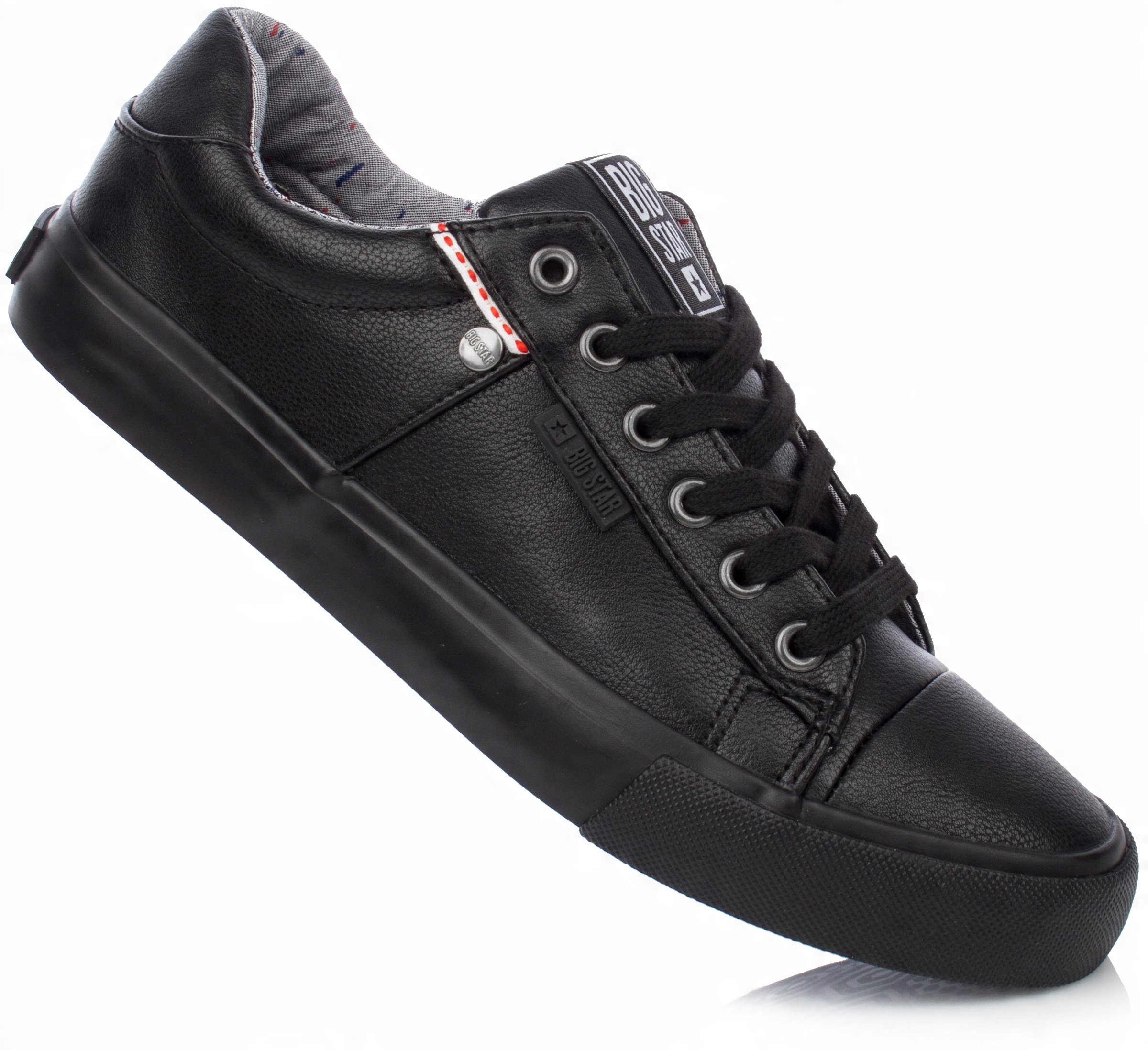 

Big Star Buty Męskie Trampki Czarne Ekoskóra r. 45
