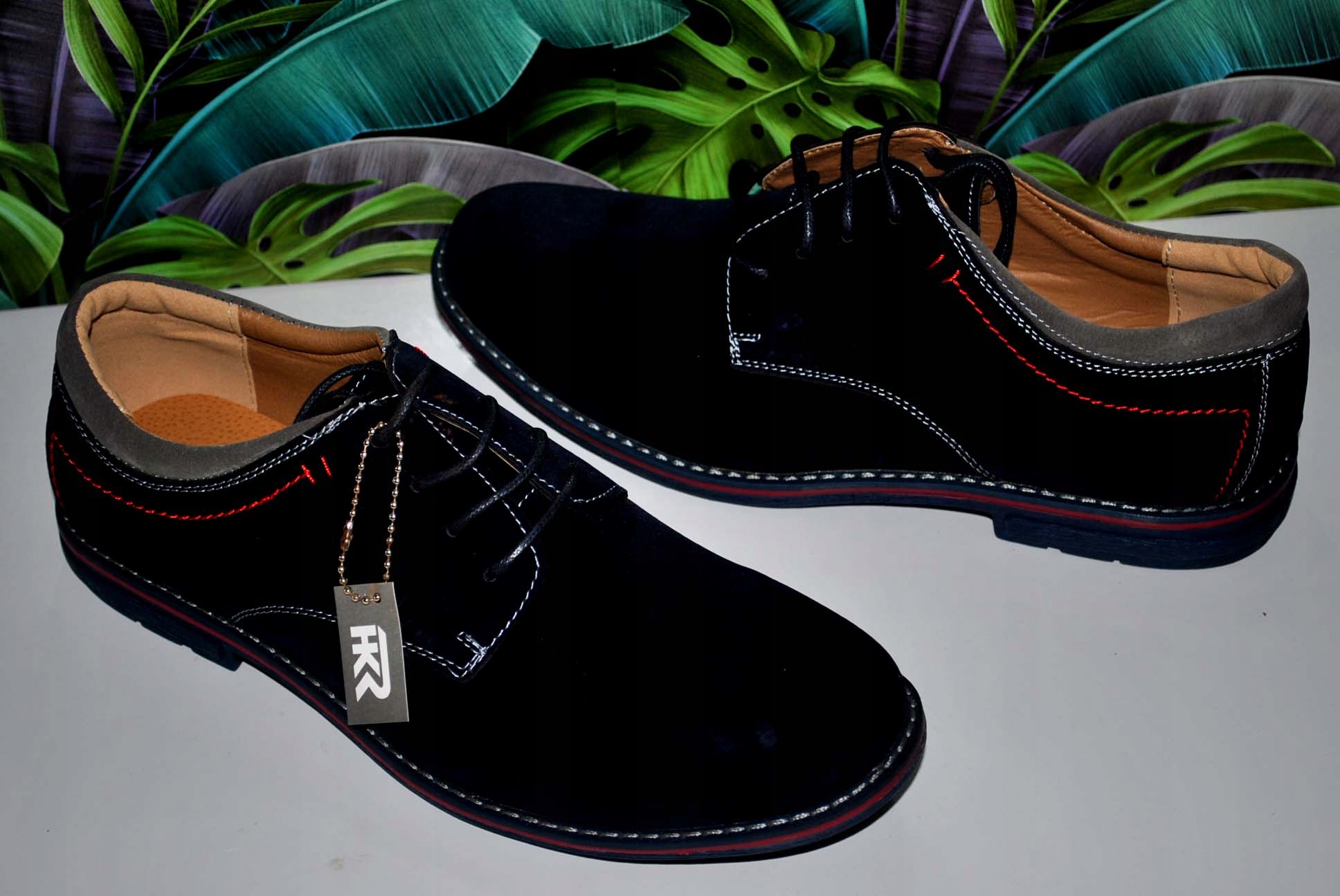 PÓŁBUTY WIZYTOWE MĘSKIE ORGINAL ELEGANT BUTY do jeansów CASUAL PANTOFLE Model PÓŁBUTY WIZYTOWE CASUAL HKR  POLL-BUTT