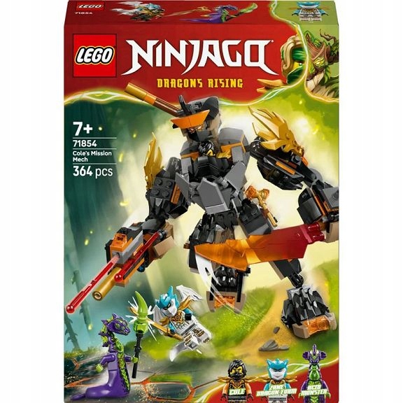 Lego Ninjago Mech speciální Cole a Zane v dračí zbroji 71854