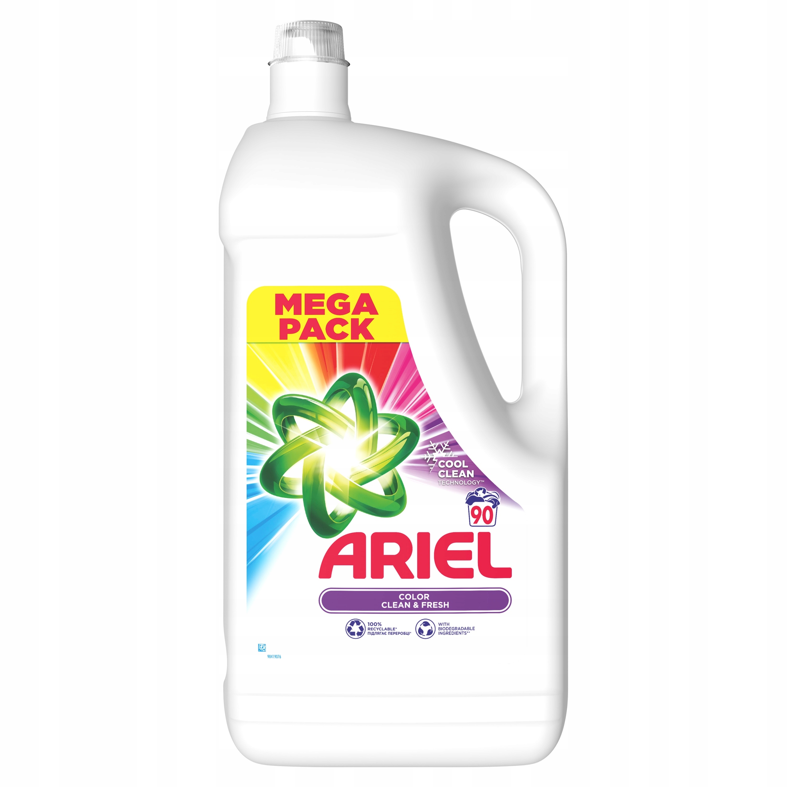 Tekutý prací prostředek na barevné prádlo Ariel 4,5 l 90 Praní