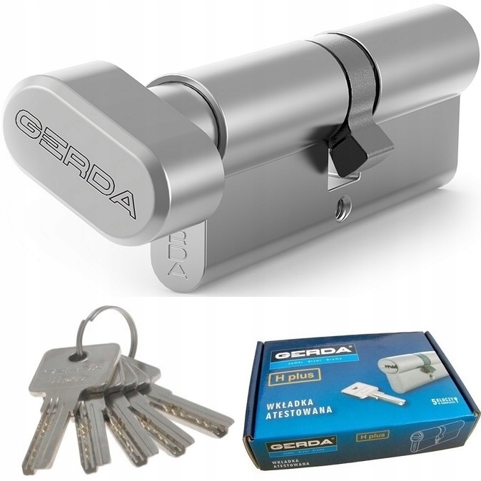 

Wkładka bębenkowa Gerda H-plus G 30/50 z gałką