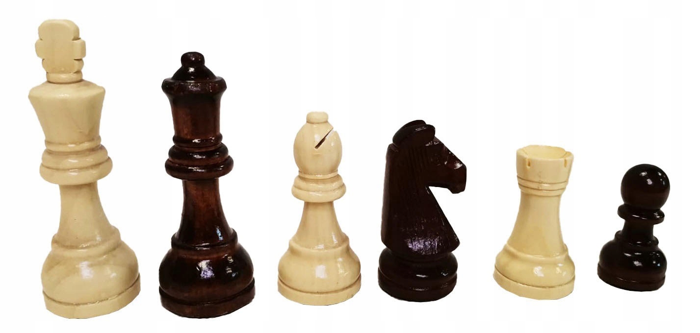 

Figury Szachowe Drewniane nr 6 Król 9,8 cm w worku