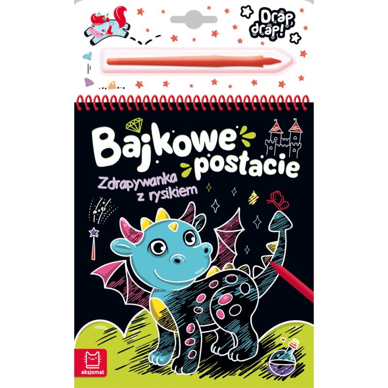 

Bajkowe postacie Zdrapywanka z rysikiem