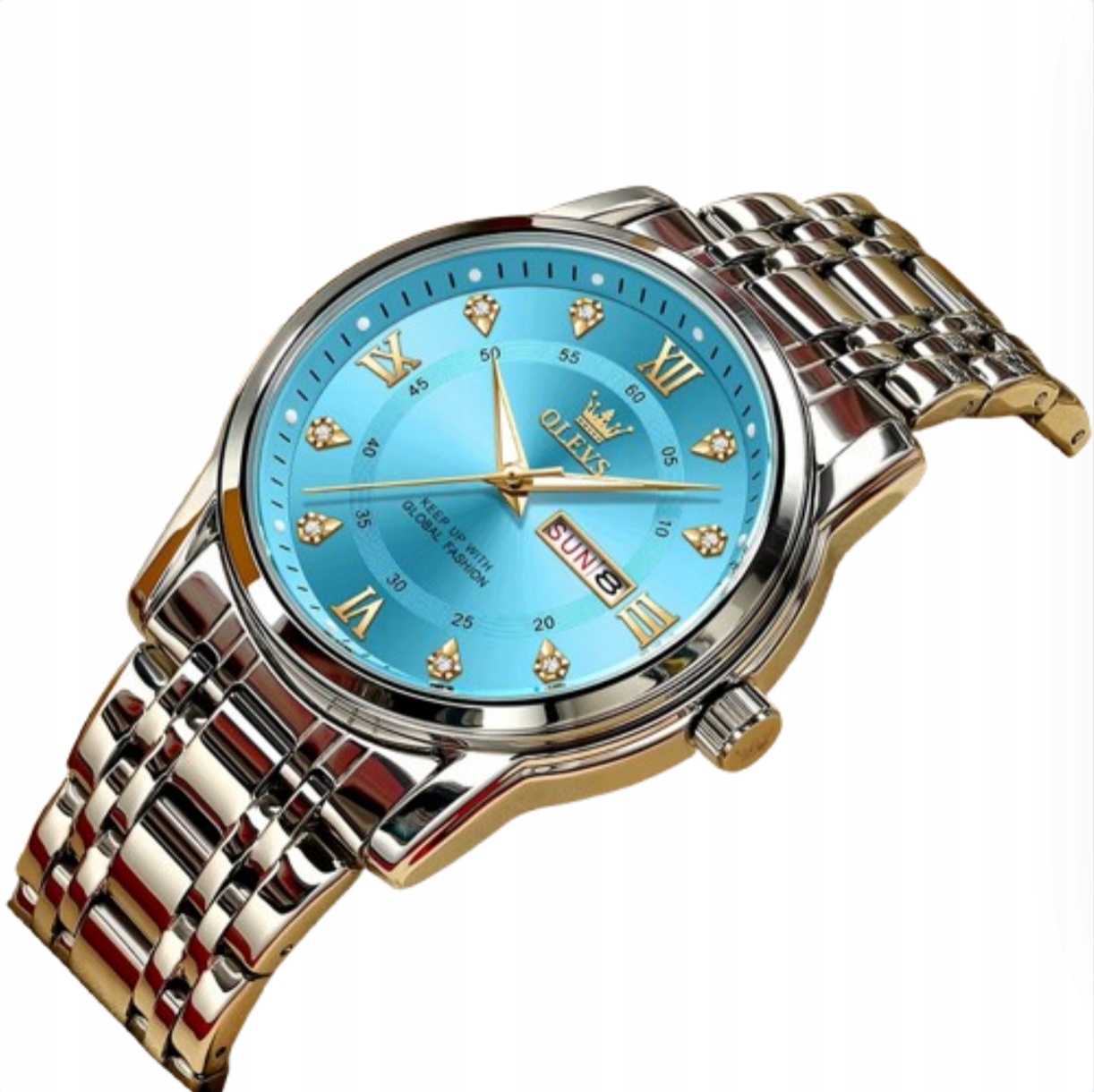 Elegantní pánské hodinky japonské firmy Olevs 5513