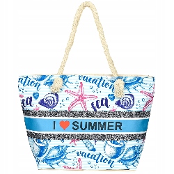 Pojemna torba plażowa na plażę torebka lekka Model Tor729