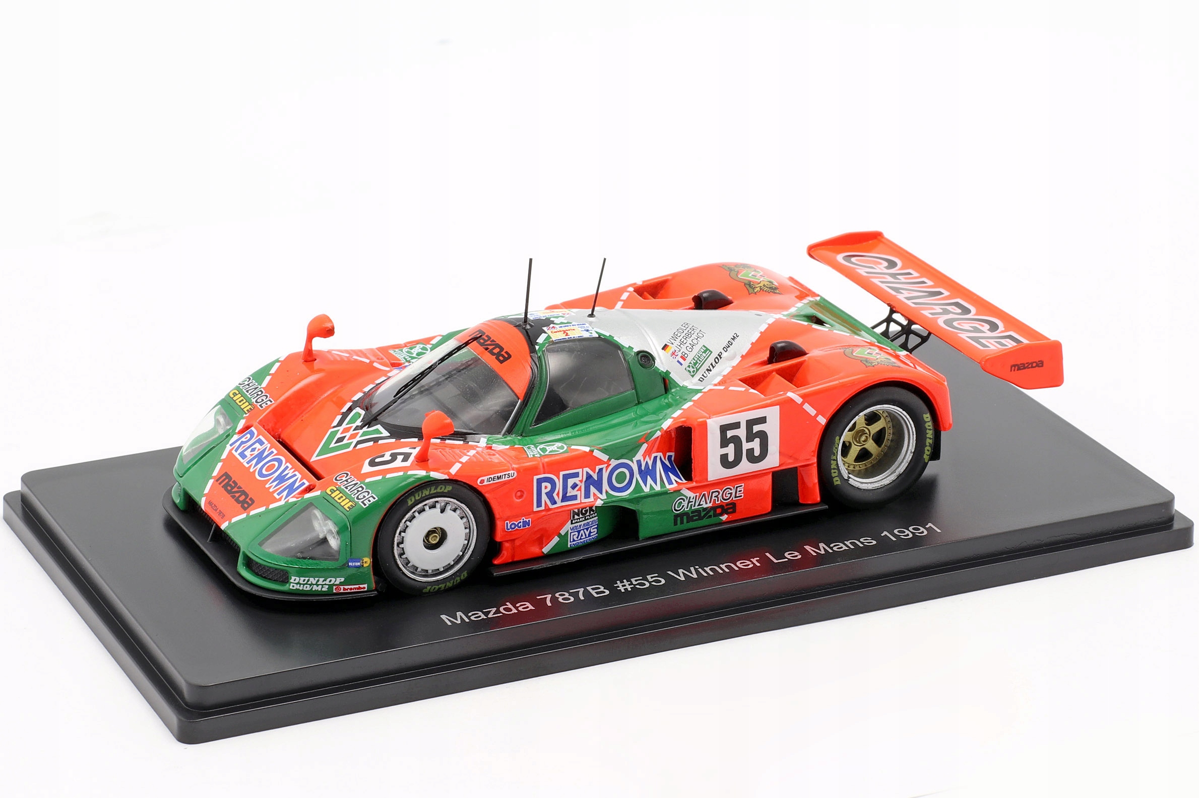 Spark Mazda 787B #55 Winner Le Mans 1991 1:43