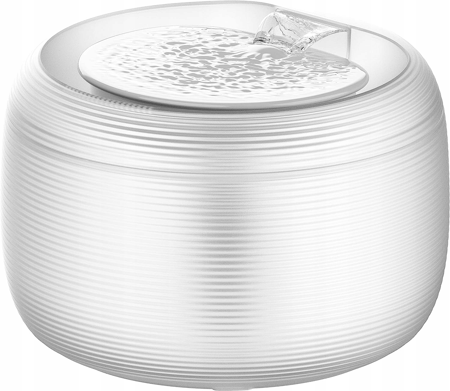 Levně Napáječka s plastovou fontánou Nugget bílá 2,5 l