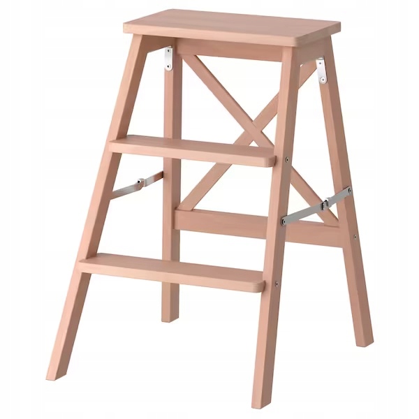 

Ikea Bekvam schodki podest stołek 3 stopnie, Buk