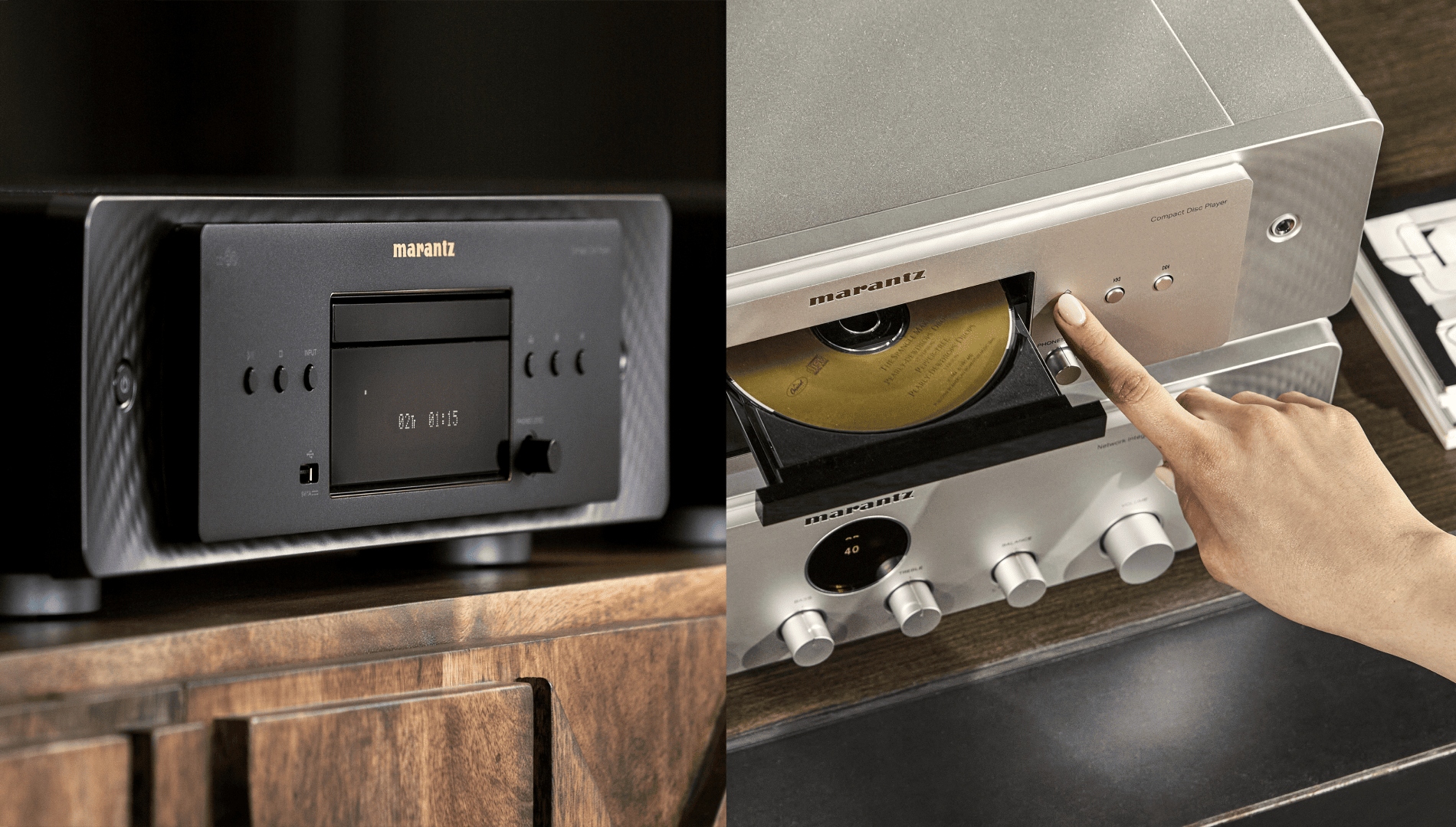 MARANTZ CD60 WYJĄTKOWE BRZMIENIE CD + USB Hi-Res + OPTICAL + HEADPHONE AMP Model CD-60