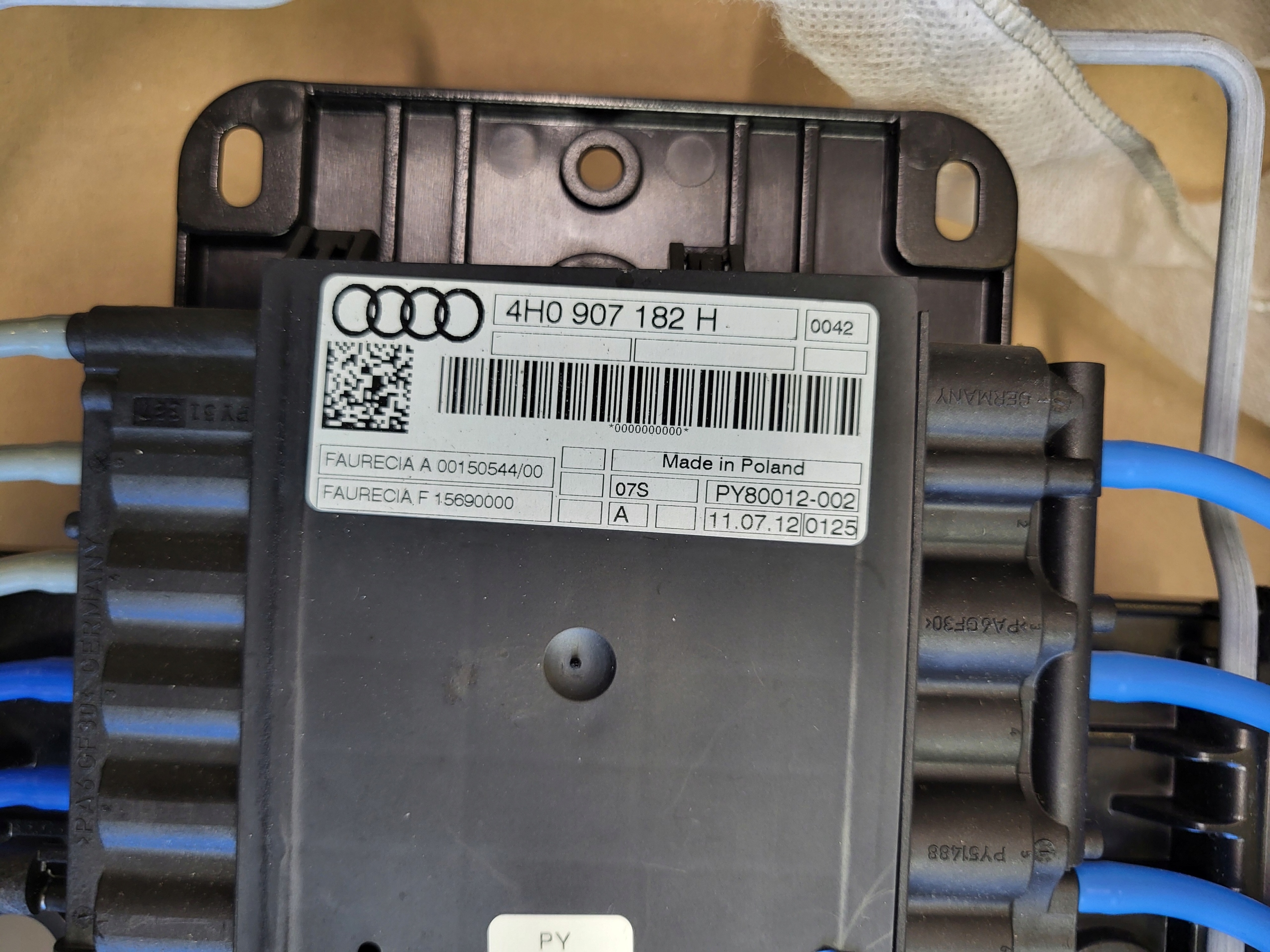 кресло перед правое диффузор Вентиляторы Audi C7 A7 4G oe