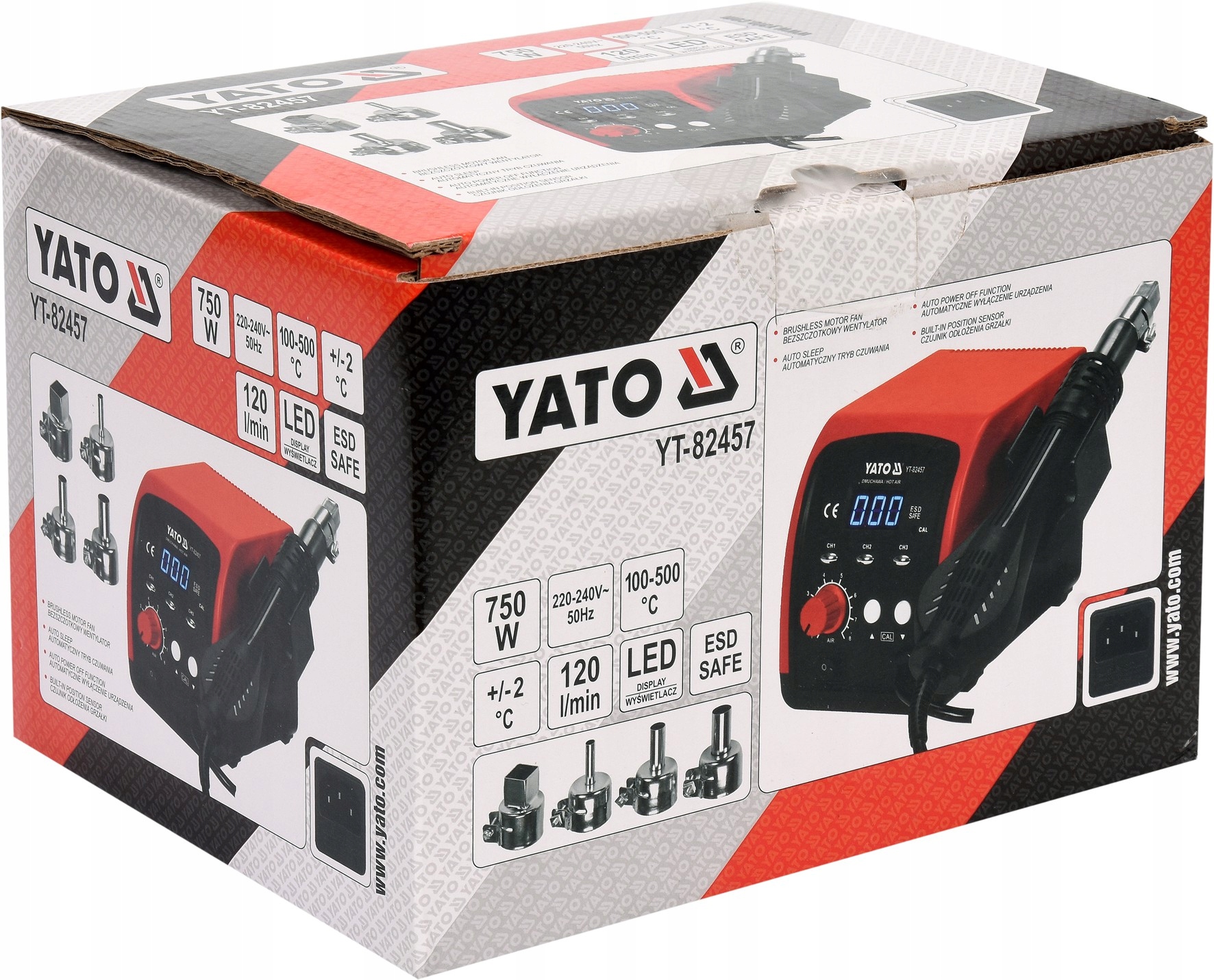YATO STACJA HOT AIR LED WENTYLATOR YT-82457 Model YT-82457