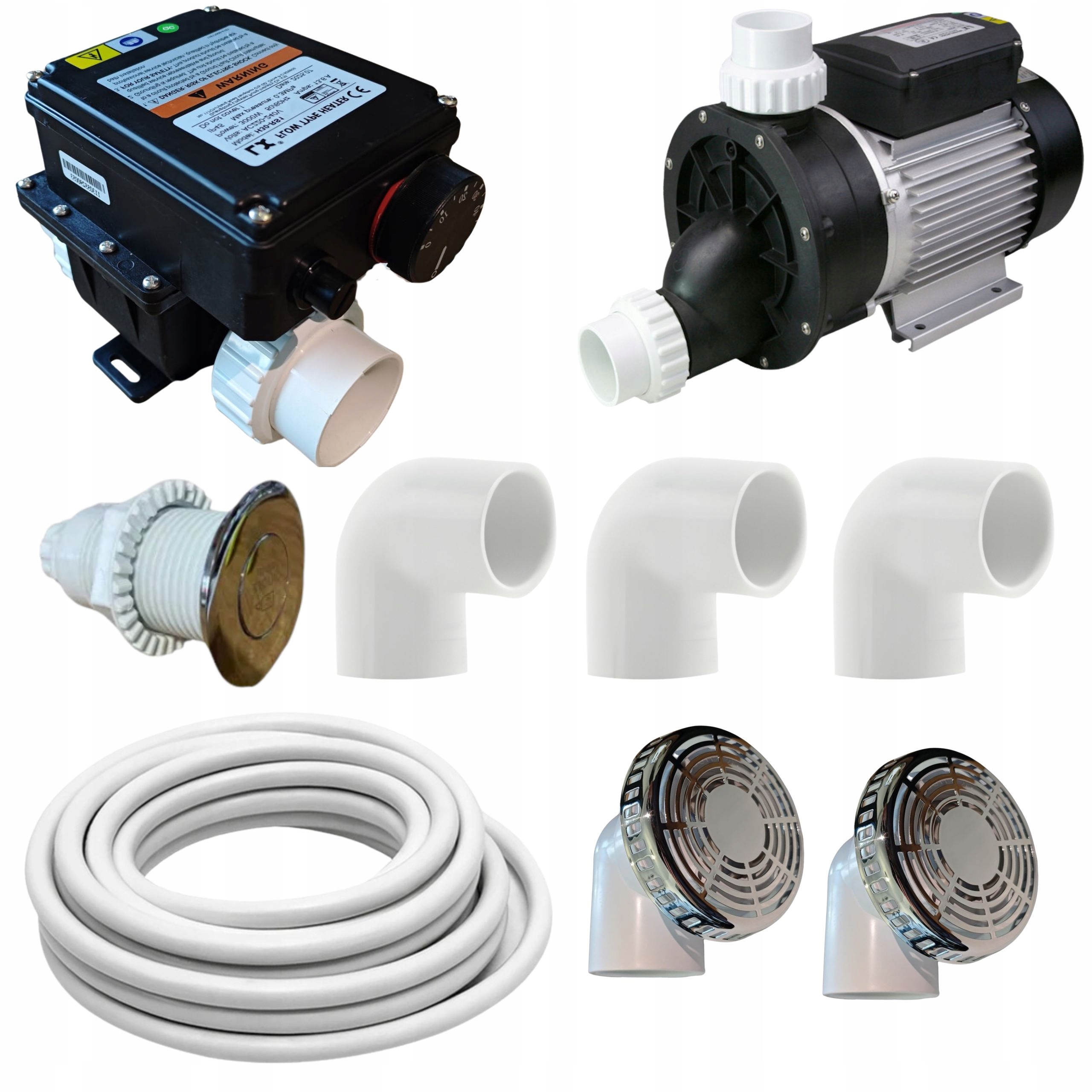 Sada Topení S Elektrickým Ohřívačem 3 Kw Pro Zahradní Balii, Do Bazénu