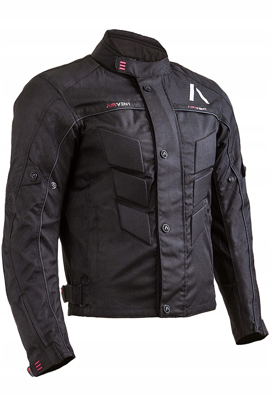 Textilná motocyklová bunda Adrenaline Pyramid 2.0 Ppe čierna 4XL