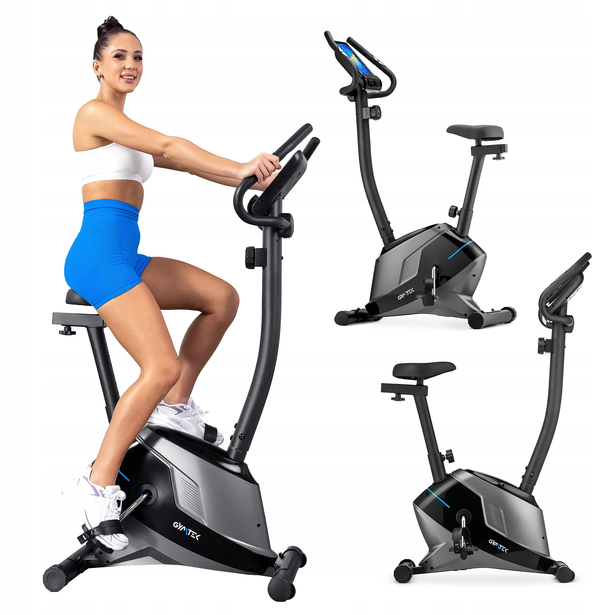 Rower Stacjonarny Magnetyczny Rowerek Treningowy Fitness XB1200 Gymtek