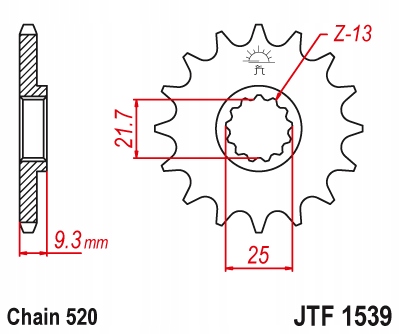 DID ZESTAW NAPĘDOWY JT ZŁOTY KAWASAKI NINJA 250R 08-12 Producent DID
