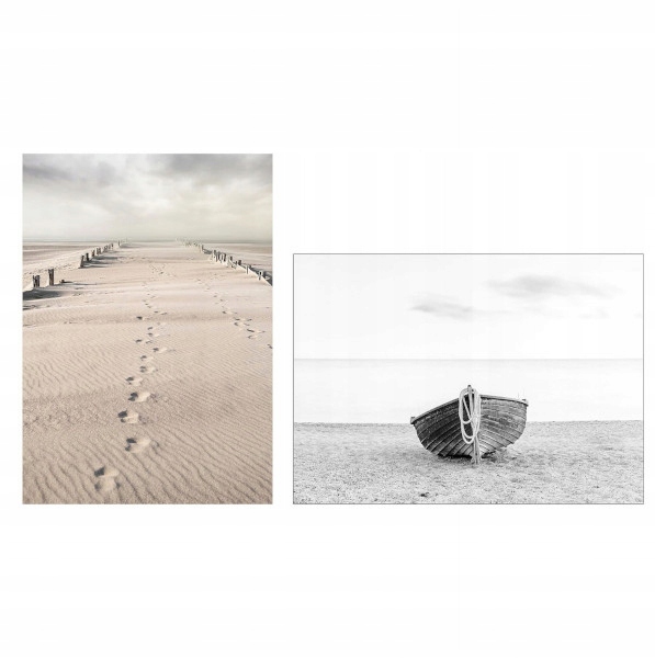 

Ikea obraz Pjatteryd plaża łódź morze 50x70cm 2szt