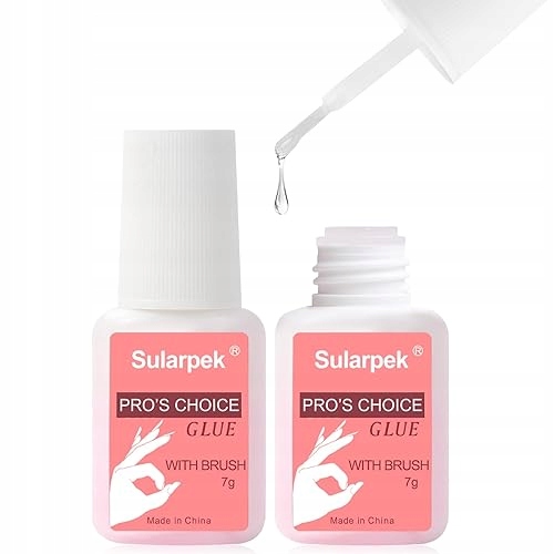 Akrylové Lepidlo Na Umělé Nehty Se Štětcem Salon 2X7ML pro domácnost