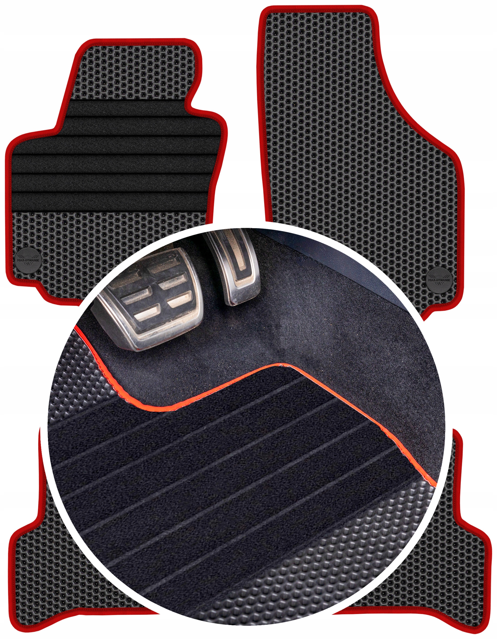 Seat Altea XL 2006-2015 Gumové rohože Eva Eternity Plastry Medu