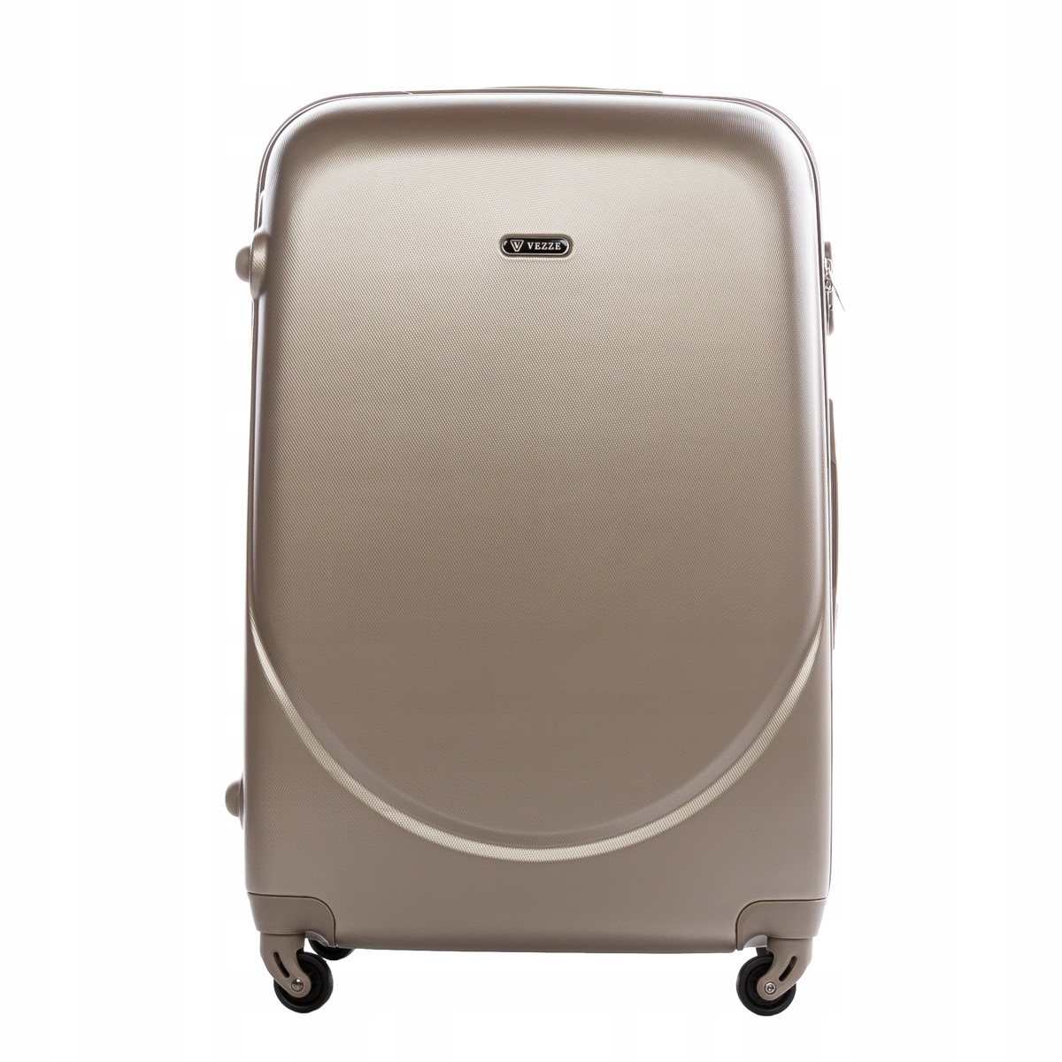 Mała walizka podróżna VEZZE z ABS-u ZŁOTA