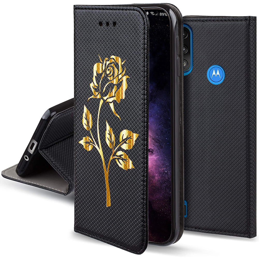 

Etui Magnet Rose do Motorola Moto E7 Power Szkło