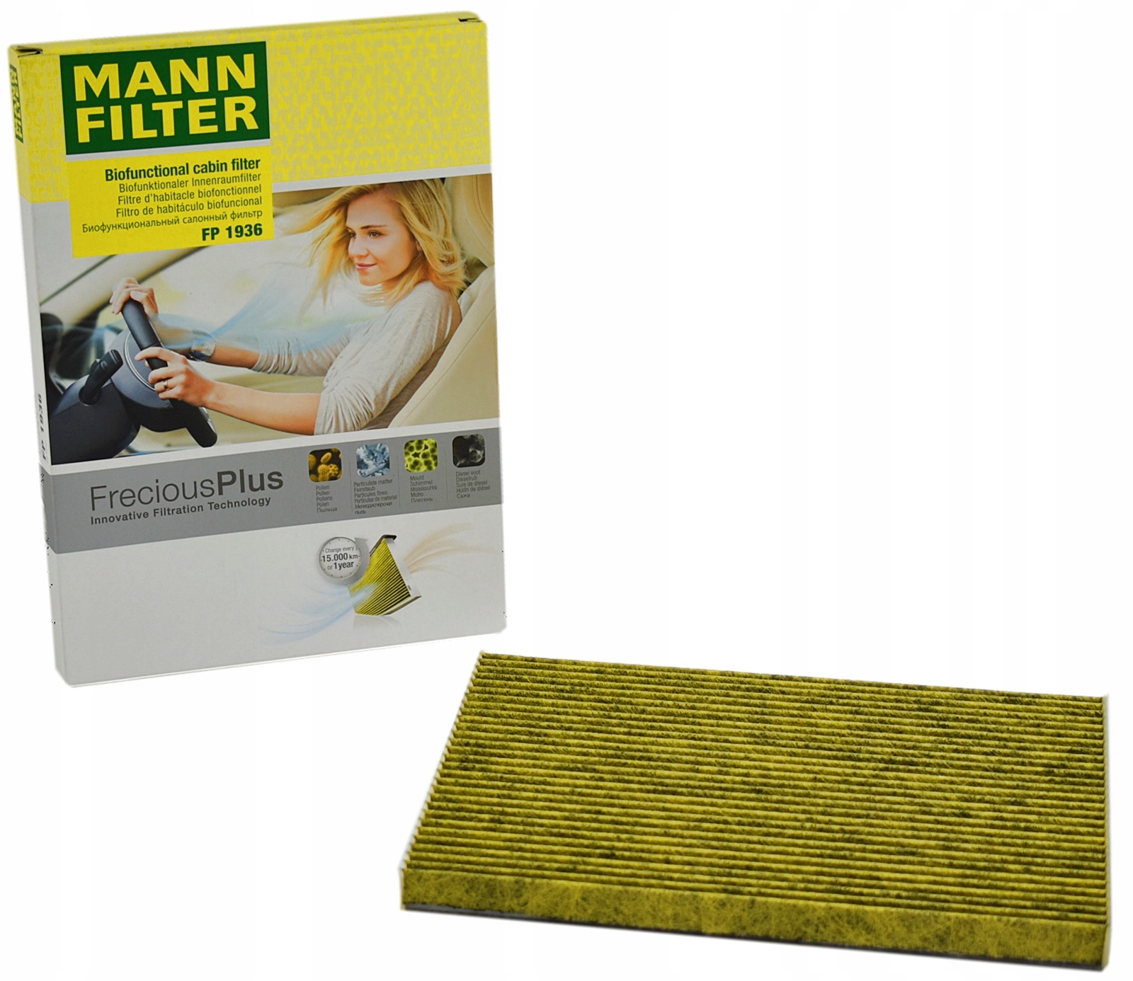 3337 - МАНН САЛОННИЙ ФІЛЬТР SAAB 9-3 93 АНТИСМОГОВИЙ