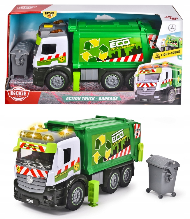 

Dickie Toys Śmieciarka Mercedes 26 CM 203745014