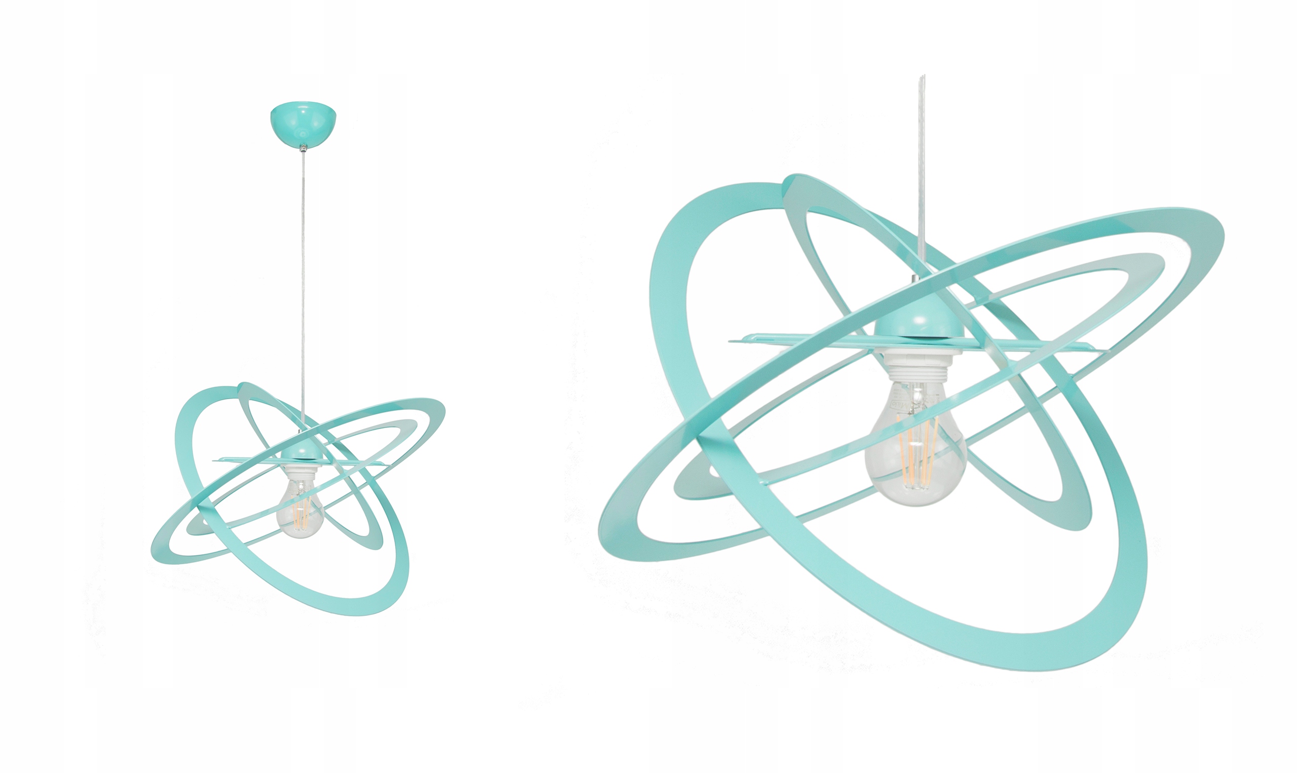 

Lampa Żyrandol Wisząca Sferis Turkus