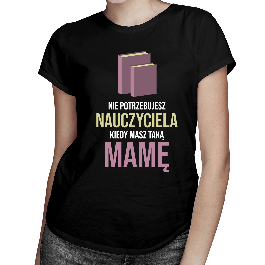 

Prezent dla nauczycielki - koszulka z nadrukiem